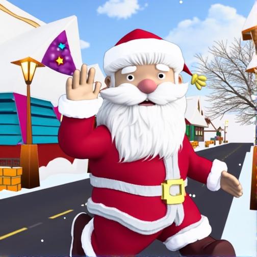 圣诞老人跑酷挑战
