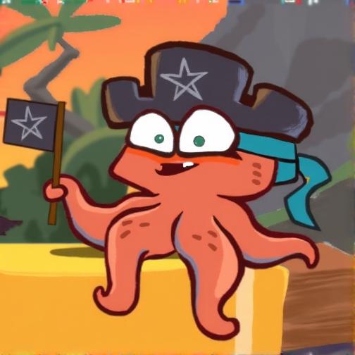 海盗章鱼射炮弹