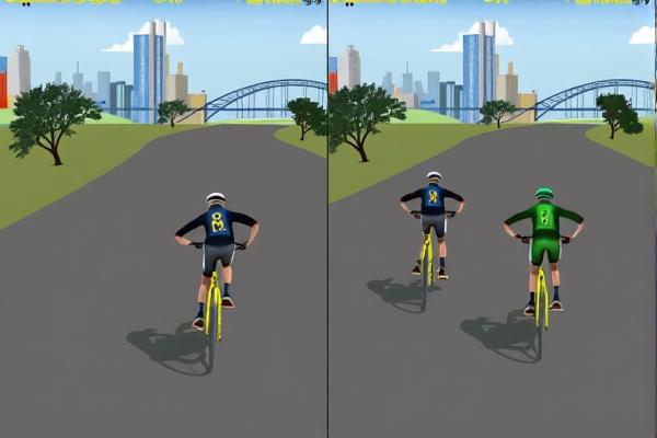 双人自行车对战H5