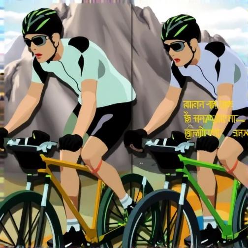 双人自行车对战H5