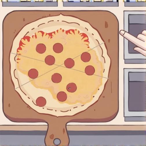 可口美味的披萨