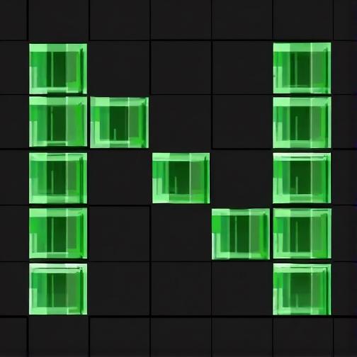 绿色俄罗斯方块