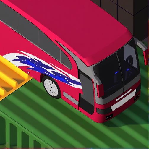 停靠警用大巴车