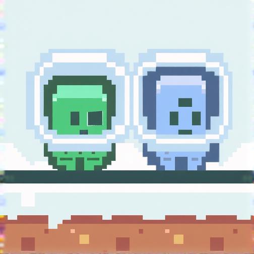 蓝绿小怪大冒险