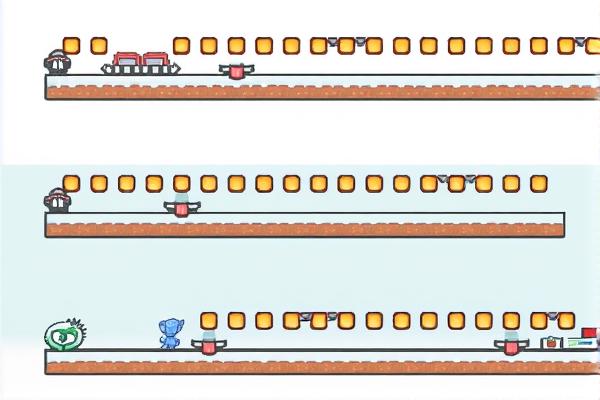 蓝绿小怪大冒险