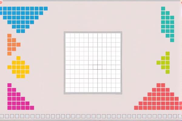 彩色方块拼接
