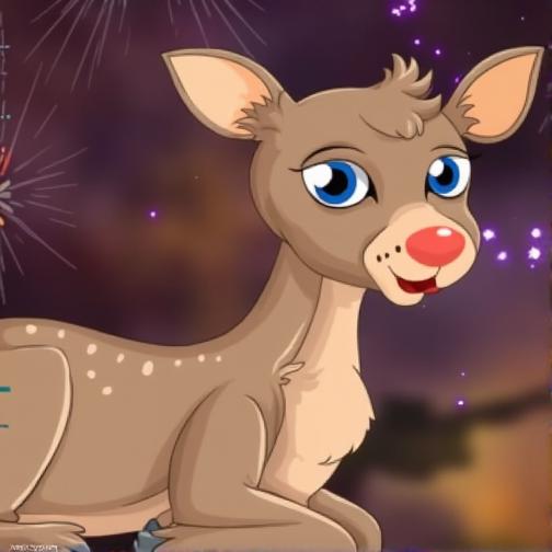 安静的小鹿逃脱