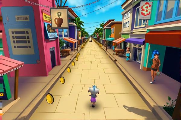 愤怒奶奶玩跑酷游印度