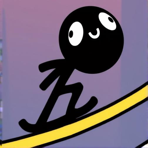 火柴人画线滑雪