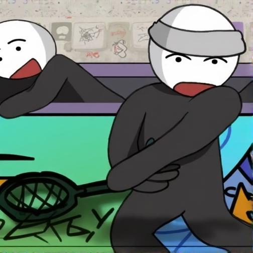 火柴人打羽毛球2H5