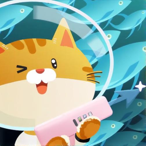 小猫捕鱼