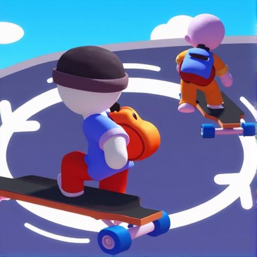 双人滑板挑战