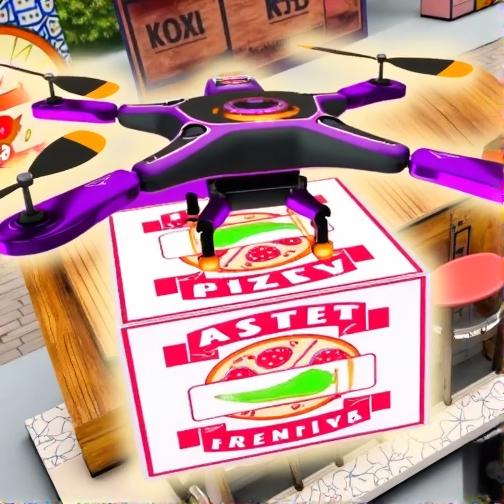 无人机送披萨