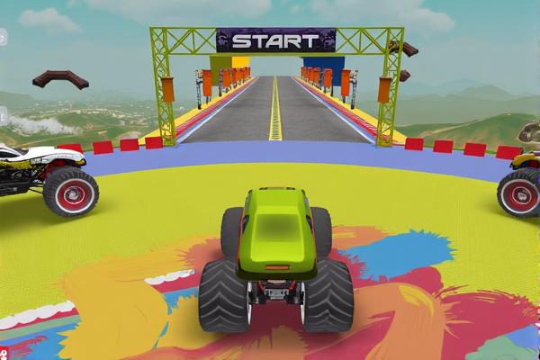 大脚车坡道竞赛