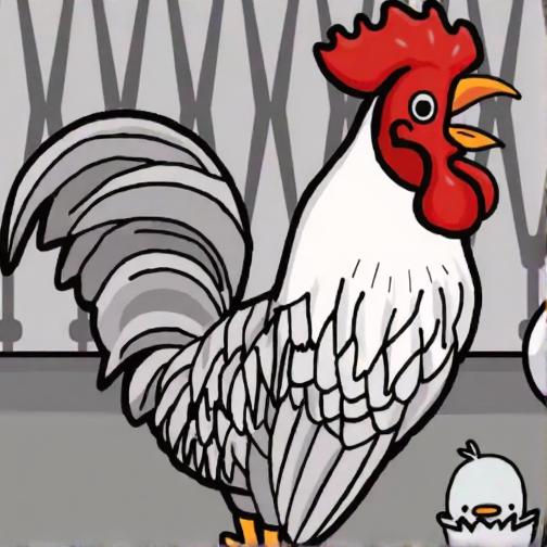 救援公鸡一家