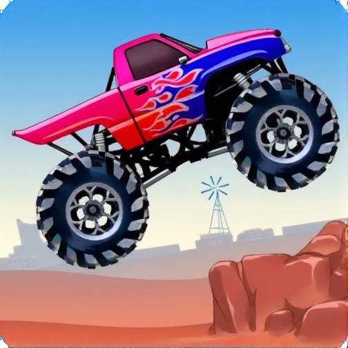 大脚摩托过障碍