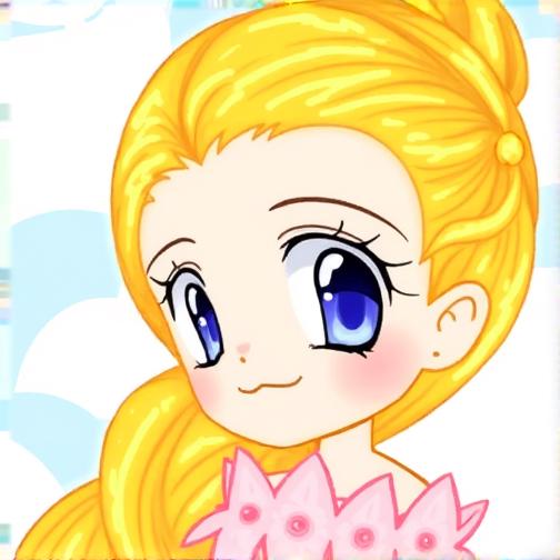 给乐佩公主化妆