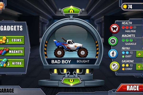 大脚车障碍挑战