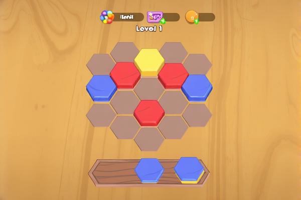 六边形堆叠消除