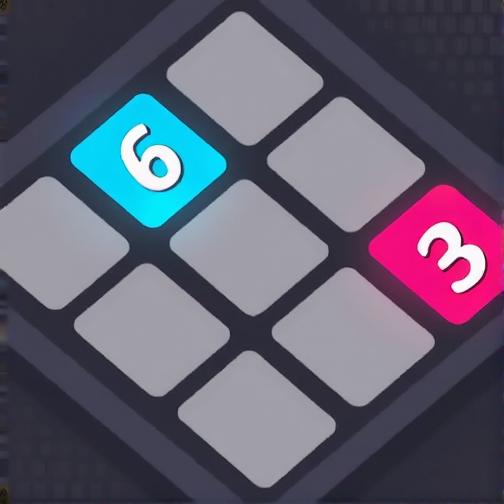数字方块连线