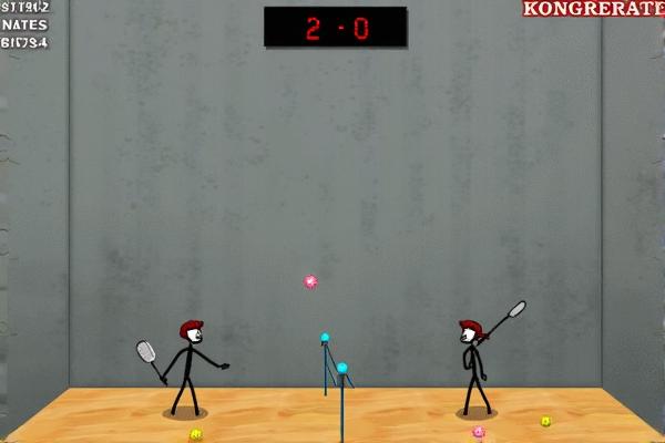 火柴人打羽毛球2