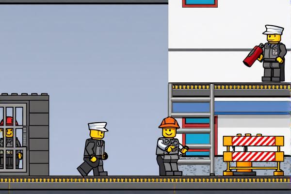乐高警察抓小偷
