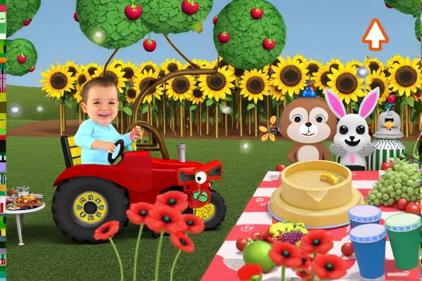 小宝宝开拖拉机