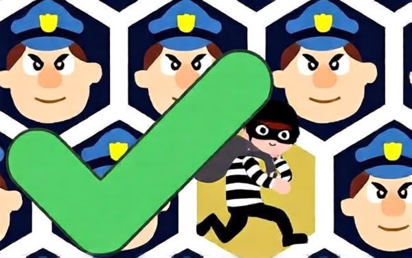 围堵抓小偷游戏