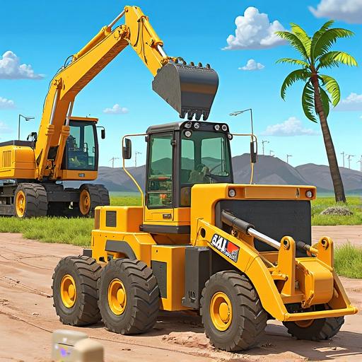 挖掘机模拟拆迁经营