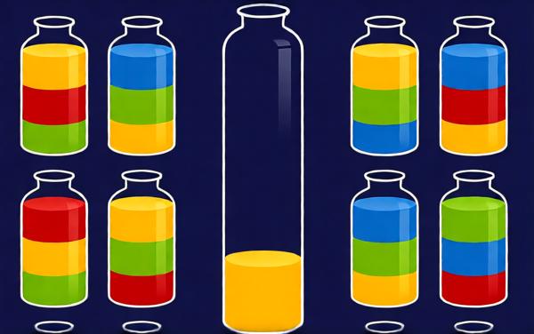 倒水杯解压小游戏