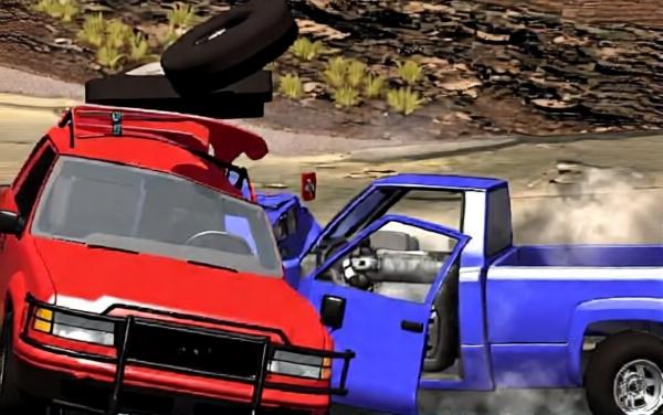 撞车模拟器车祸