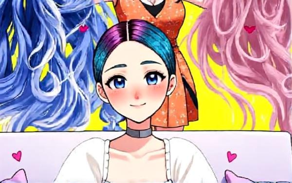 少女换装跑酷双人小游戏