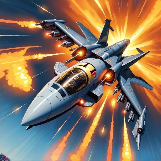 战斗机射击跑酷小游戏