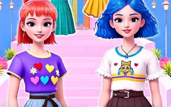 双人换装校园模拟