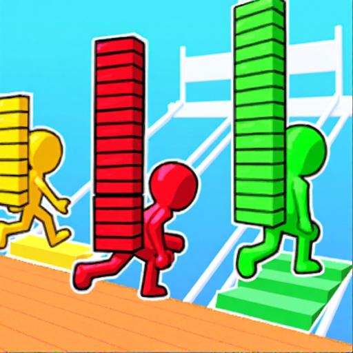 搬砖搭桥跑酷小游戏