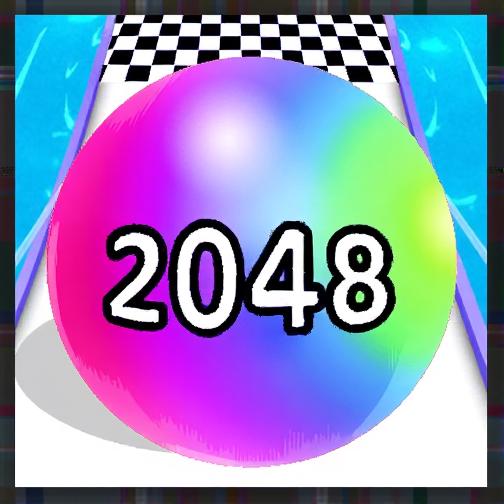 2048滚动球跑酷