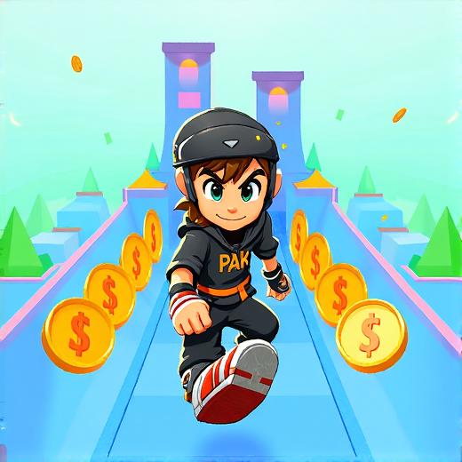 跑酷双人竞速小游戏