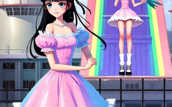 少女换装校园模拟小游戏