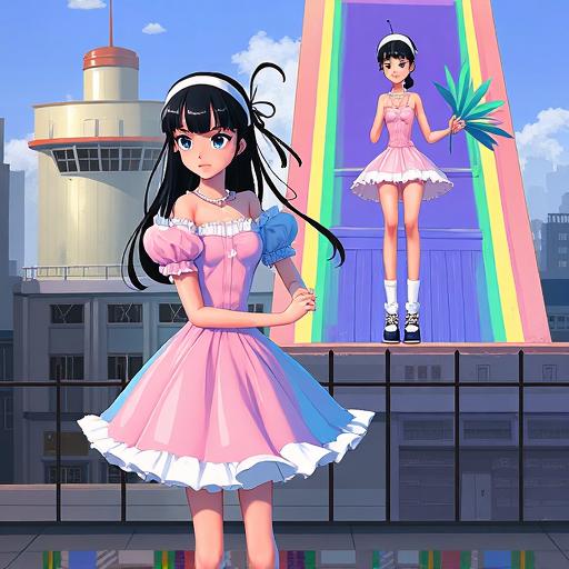 少女换装校园模拟小游戏