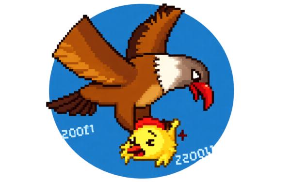 老鹰抓小鸡太难了