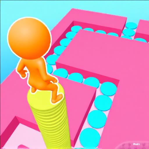 跑酷双人搭桥小游戏