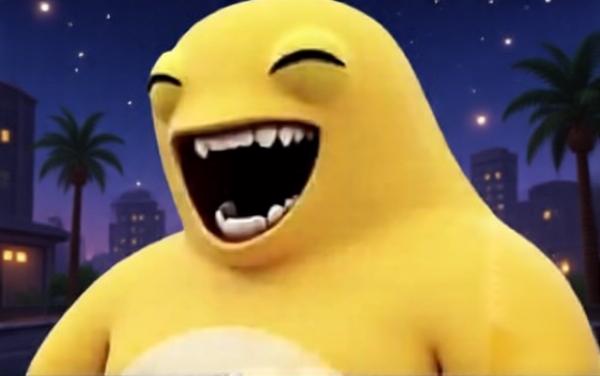 奶蛙大笑表情包