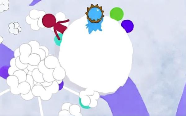 球球往下落游戏