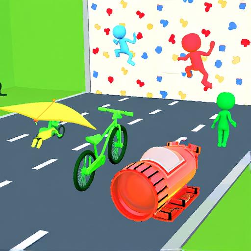 变形人跑酷竞速小游戏