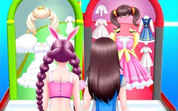 樱花换装跑酷小游戏