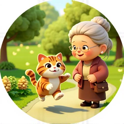 奶奶养猫