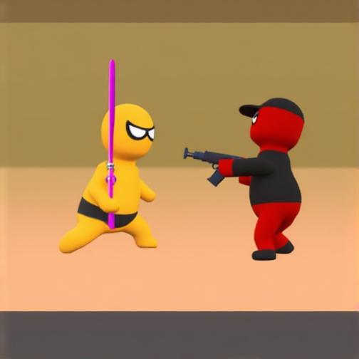 双人决斗格斗小游戏