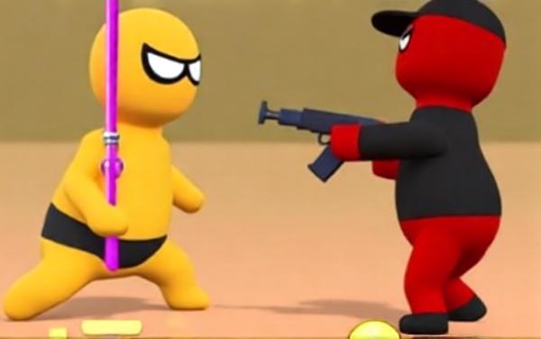 双人决斗格斗小游戏