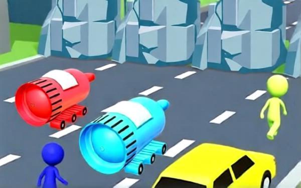 赛车人变形双人竞技