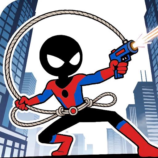 火柴人绳索城市英雄